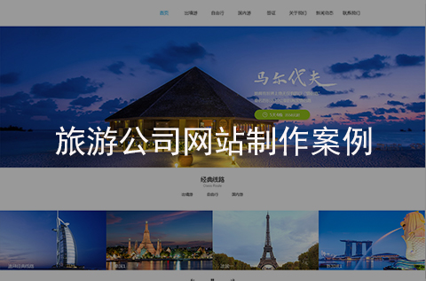 旅游公司網(wǎng)站建設(shè)案例（石家莊網(wǎng)站制作案例）